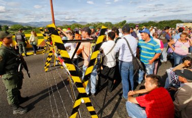 La frontera con Táchira fue cerrada por orden de Nicolás Maduro el 19 de agosto de 2015. Archivo