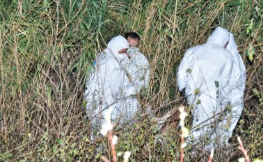 El cadáver fue encontrado en una zona boscosa en el sector de La Isla, en Viejo Escobal. Edinsson Figueroa