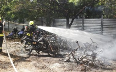 Cuerpo De Bomberos Voluntarios De Cucuta atendió la emergencia Foto Suministrada