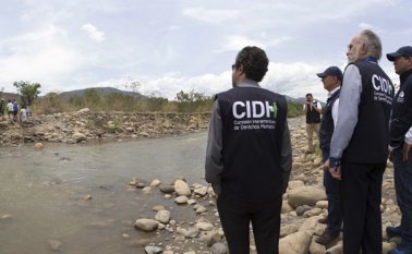 La Comisión Interamericana de Derechos Humanas (CIDH) visitó la frontera de Norte de Santander con Venezuela. Juan Pablo Cohen