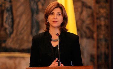 María Ángela Holguín, Canciller de Colombia. Archivo