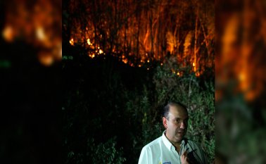 Incendios forestales en la Vega Cundinamarca. José Herchel Ruiz | Colprensa