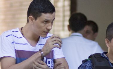 José David Calvo Niz, a su salida del Palacio de Justicia de Cúcuta tras ser condenado. Juan Pablo Cohen