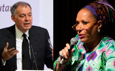 Alejandro Ordóñez y Piedad Córdoba. Colprensa