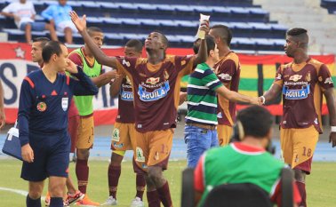 Tolima derrotó el jueves 2-0 al Junior de Barranquilla y lo eliminó de la Copa Sudamericana, Colprensa