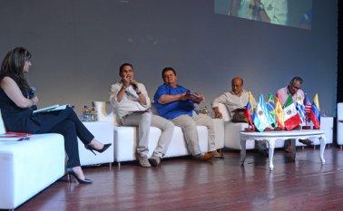 Cuatro de los siete candidatos a la Alcaldía aceptaron la invitación de la Fesc: Jorge Acevedo (Cambio Radical), Jairo Cristo (ASI-Más Educación), Wilfredo Grajales (MAIS) y Rafael Humberto Moreno (UP). Rodrigo Sandoval