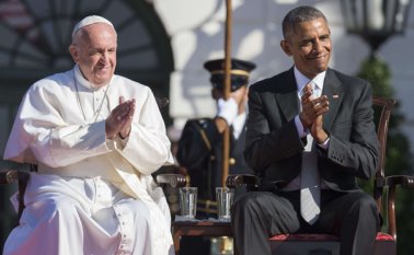 El papa Francisco y el presidente de Estados Unidos, Barack Obama. AFP