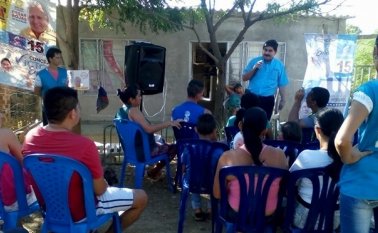 El concejal Víctor Suárez, busca reelegirse en las elecciones regionales del 25 de octubre. Cortesía