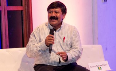 El candidato de la alianza verde a la gobernación de norte de Santander, Ramón Elí Támara, venía participando de manera activa en la campaña. Archivo