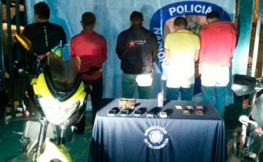 Cinco miembros de una banda colombo-venezolana fueron capturados. Cortesía