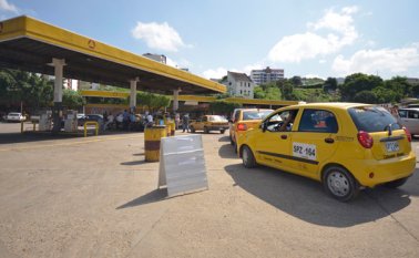 Estaciones de servicio en Cúcuta. Archivo