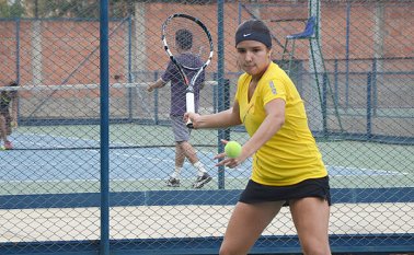 La tenista cucuteña y raqueta número del departamento, María Camila Osorio Serrano de 13 años, se encuentra en Madrid, España, con la selección Colombia, que participará en el Mundial Junior por equipos, categoría Sub-16. Archivo