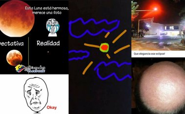 Alguien quiso pintar el espectáculo del cielo. Internet