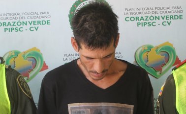 José Emiliano Rivera Corzo fue capturado luego de robar un celular en una buseta. Policía
