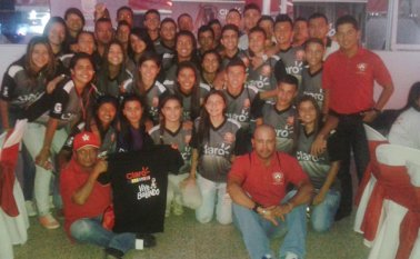 Estos son los dos equipos de Norte de Santander: Guerreras y el Distrito de Riego, que participan en la final de la séptima versión de la Copa Claro de fútbol aficionado que se lleva a cabo en Cali. Cortesía