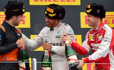 Mercedes se proclamó matemáticamente campeón del mundo de constructores por segundo año consecutivo. AFP