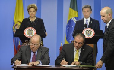 Los gobiernos de Brasil y Colombia firmaron acuerdos para fortalecer al agro. Cortesía
