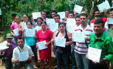 Los beneficiarios corresponden a los corregimientos del Agua de la Virgen, Otaré, Cerro de las Flores y El Puente. Daicy Echeverri