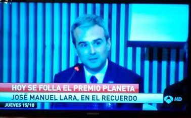 Este fue el error que cometió uno de los noticieros del canal Antena 3 de España. Tomada de Internet
