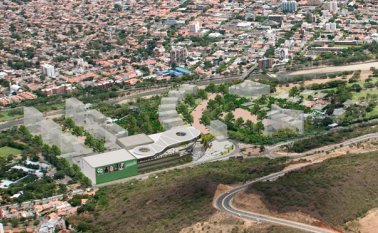 El centro comercial tennis park estaría conformado por 200 locales y un parqueadero para 800 automotores, distribuidos en un sótano y un edificio de tres pisos. Archivo