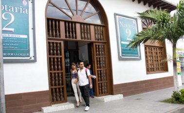 La solicitud de registros es de los trámites que más se cumplen en las siete notarías. Alfredo Estévez