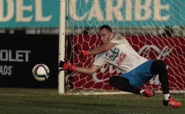 David Ospina, arquero de la selección Colombia. Juan Páez