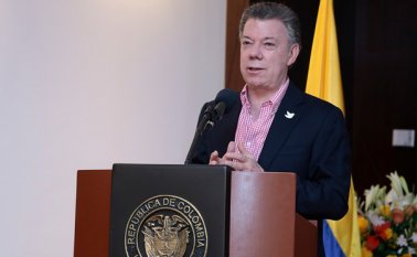 Juan Manuel Santos, presidente de Colombia. Colprensa