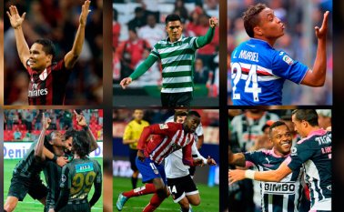 Goles colombianos en el exterior. Archivo