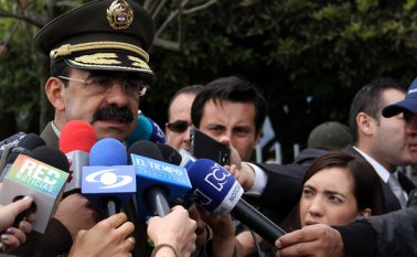 Rodolfo Palomino, director nacional de la Policía. Colprensa