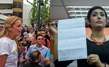 Lilian Tintori (I) y Patricia Ceballos. Archivo