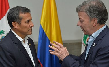 Al inicio del gabinete binacional entre Colombia y Perú, los presidentes Juan Manuel Santos y Ollanta Humala, mencionaron que se ha cumplido un 90% de los compromisos entre ambos gobiernos. Presidencia de la República