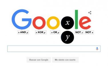 Este lunes el doodle de Google está dedicado al matemático George Boole. Tomada de Internet
