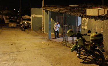 En este lugar ocurrió el ataque, sobre las 8:30 de la noche del lunes, en el barrio La Victoria. Cristian Herrera