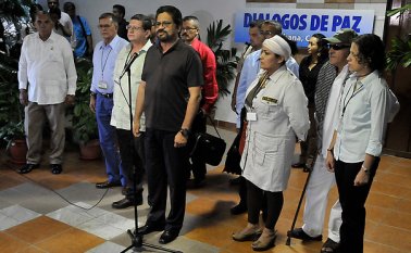 Diálogos en La Habana. Colprensa