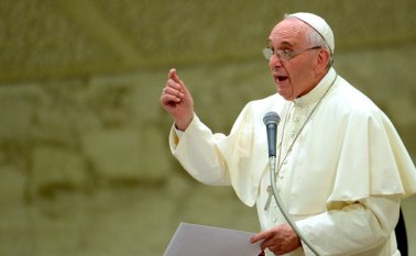 Francisco reiteró que la Iglesia debe ser "humilde, simple, abierta a escuchar". Archivo