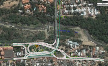 Este es el plano de la intersección Benito Hernández. Cortesía