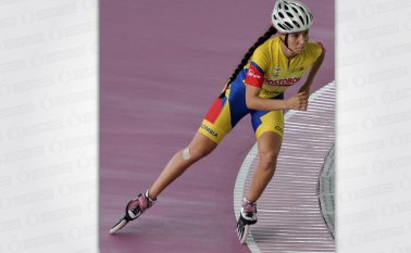La cucuteña busca quedar en la historia del patinaje colombiano como la primera patinadora nortesantandereana en ganar una medalla en un campeonato mundial. Archivo