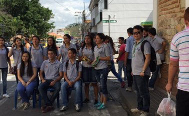 los estudiantes tienen la misión de replicar los conocimientos adquiridos en sus respectivos colegios. Daicy Echeverry