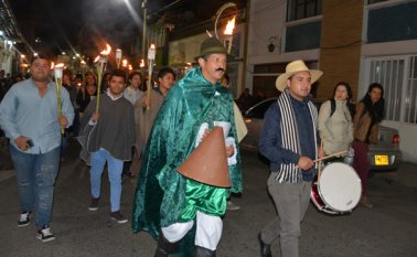 Con atuendos de la época de La Colonia y la independencia se recordó parte de la historia de Pamplona. Roberto Ospino