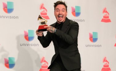 J. Balvin ganó en la categoría Mejor Canción Urbana con ‘Ay vamos’. AFP
