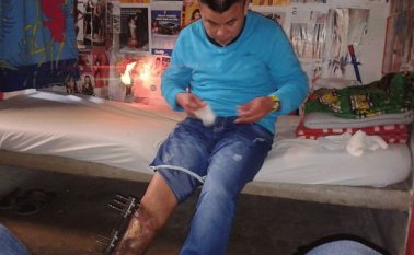 Desde La Habana, Cuba, los jefes guerrilleros han solicitado la liberación de 81 presos, integrantes de esa guerrilla, alegando graves condiciones de salud. En la Foto: Edilson Martínez León, detenido en La Picota.
Colprensa