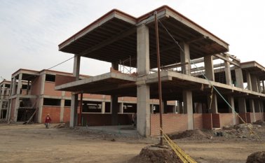 Así luce el nuevo colegio, en el que estudiarán más de mil niños colombianos y venezolanos. Cortesía