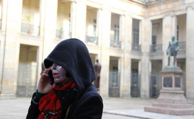 Natalia Ponce, joven atacada con ácido en marzo de 2014. Colprensa