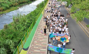 Cada año, Cúcuta se une a las actividades que en Colombia y el mundo se organizan por el cambio climático. Archivo