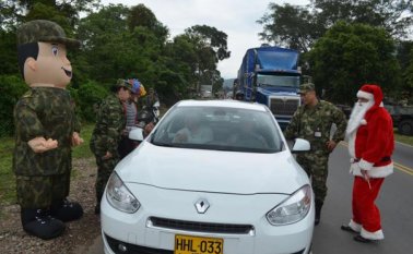 El sábado fue lanzada la campaña en el peaje Los Acacios. Suministrada