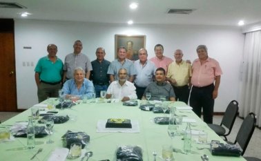 Aparecen de pie: Guillermo Labrador, Juan Agustín Ramírez, Juan Carlos Brahim, Sergio Yáñez, Reynaldo Omaña, Alberto Borrero y Sergio Sánchez. Sentados: Álvaro Upegui, Alejandro Canal y Jorge Omar Gandolfo. Cortesía