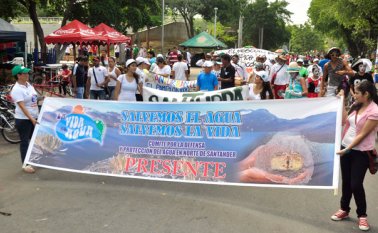 La actividad se sumó a 2.500 marchas en el mundo. Edinsson Figueroa