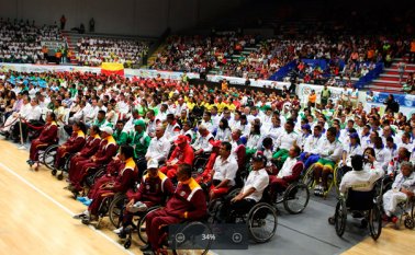La fiesta deportiva continúa en Ibague. El sábado en la noche fueron inaugurados los IV Juegos Paranacionales 2015, con la participación de 29 departamentos. Coldeportes