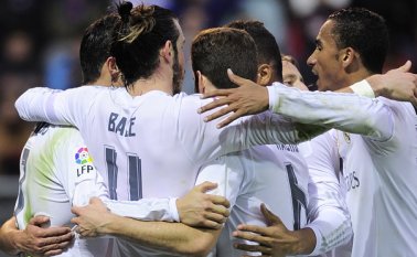 Real Madrid le ganó 2-0 al Eibar AFP