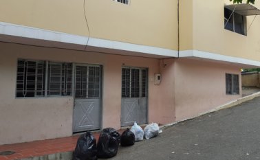 En esta casa ocurrió el crimen. A la víctima le robaron 800 mil pesos. Cristian Herrera